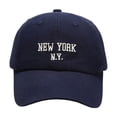 thumbnail image 1 of LPKRT Unisex Baseball Cap Fashion Embroidered Dad Hat Adjustable Strap Streetwear Sun Hat Navy M, 1 of 3