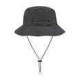 thumbnail image 1 of LPKRT Waterproof Boonie Hat Adjustable Lanyard Short Brim Bucket Hat Uv Protection Hiking Sun Hats Grey, 1 of 4