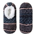 thumbnail image 1 of LPKRT Women Fleece Sock Slippers With Grips - Thick Warm Indoor Booties, Cozy House Socks(Black-One Size), 1 of 3