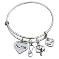 thumbnail image 1 of LPN Gift- LPN Bracelet, Nurse Jewelry, Nurse Charm Bracelet- Licensed Nurse Practitioner Jewelry- Makes Perfect Nurse Gift, 1 of 2