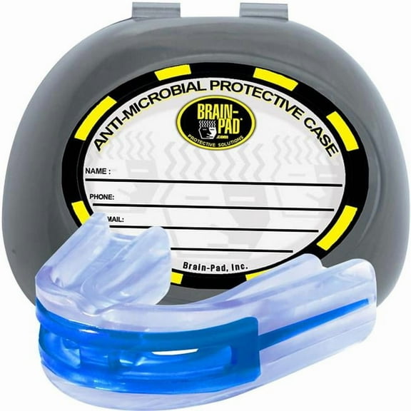 LPP-02 Blue-Clear LoPro Plus Adult Mouth Guards, Blue & Clear