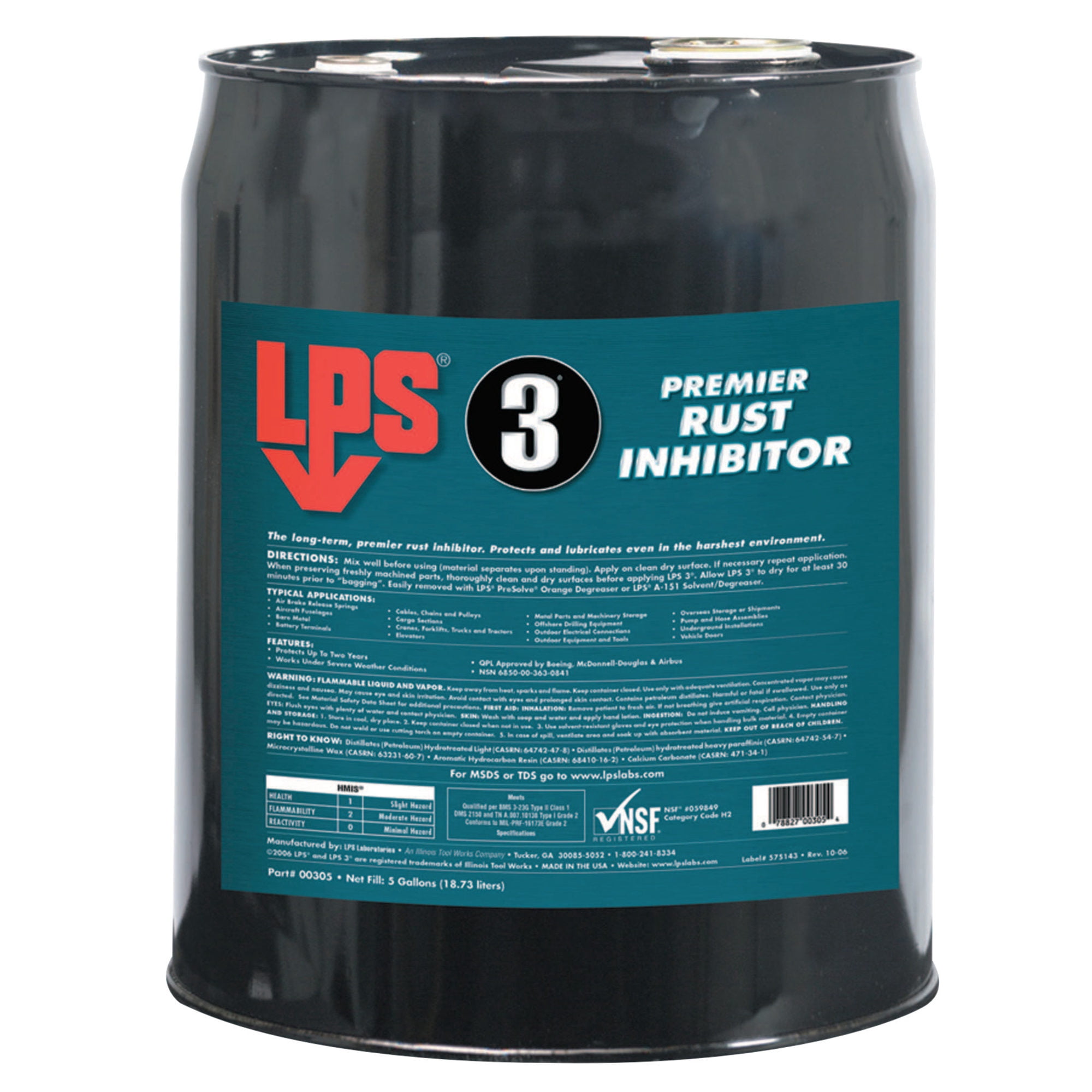 LPS 3 Premier Rust Inhibitor, 5 Gallon Pail - Walmart.com