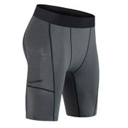 Compression Shorts for Men Spandex Running Tights Cool Dry Short Running Training Tight Athletic Shorts