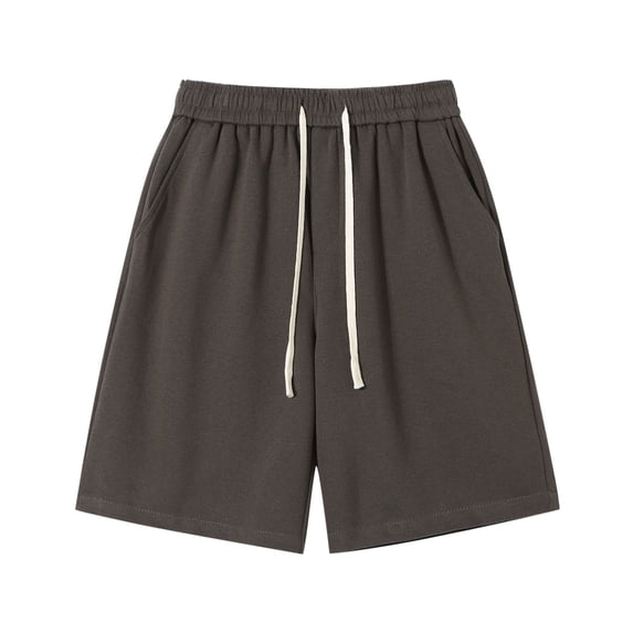 LPZOOGU Men's Reflective Quick Dry Running Shorts Elastic Waist Drawstring Gym Workout Shorts with Zipper Pockets
