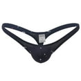 thumbnail image 1 of LQCMBYF Mens G Strings & Thongs Underwear New Men Sexy Gay Underpants Ultra-Thin Ice Silk With Low Waist Briefs Underwear Mens Sexy Underwear for Straight Men (Blue,M), 1 of 8