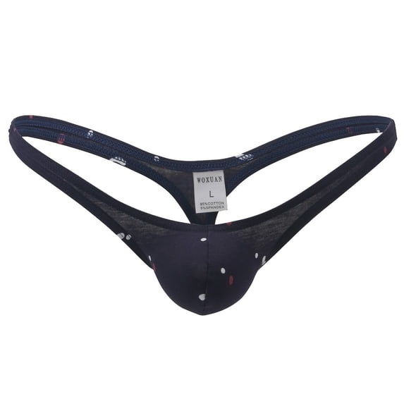 LQCMBYF Mens G Strings & Thongs Underwear New Men Sexy Gay Underpants Ultra-Thin Ice Silk With Low Waist Briefs Underwear Mens Sexy Underwear for Straight Men (Blue,M)