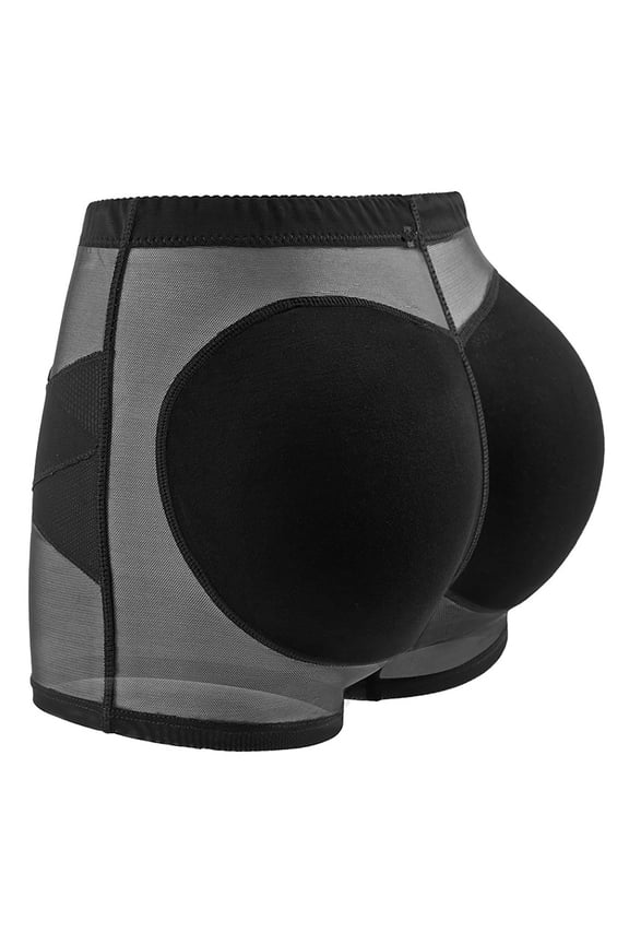Shapewear Tummy Pants Women's Bottoming Buttocks Buttocks Hip Lifting Pants With Pads Pp Peach Hip Flat Angle Waist Shaping Underwear Plus Size Shapewear (Black,L)