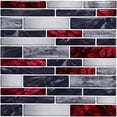thumbnail image 1 of LQCrafK 10-Pack Wall Panels Peel and Stick, Self Adhesive Waterproof Foam Wallpaper for Bedroom, Bathroom, Kitchen,6x6inch, 1 of 5