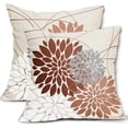 thumbnail image 1 of LQCrafK 18” x 18” Sage Linen Decorative Pillow Covers, Soft and Comfortable (2 Count), 1 of 5