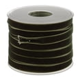 thumbnail image 1 of LQCrafK 20 Yards Velvet Ribbon Spool Available in Many Colors 10mm/0.4inch Wide - Red, 1 of 7