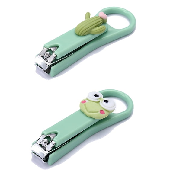 LQCrafK 2Pcs Fingernail Clipper,Very Sharp and Cute Nail Clippers,Suitable for Adults and Children