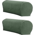 thumbnail image 1 of LQCrafK 2Pcs Soft Stretch Plush Armrest Covers, Stretch Armrest Covers for Chairs/Sofas, Couch Arm Covers, Furniture Protector Armchair Slipcovers for Recliner, 1 of 7