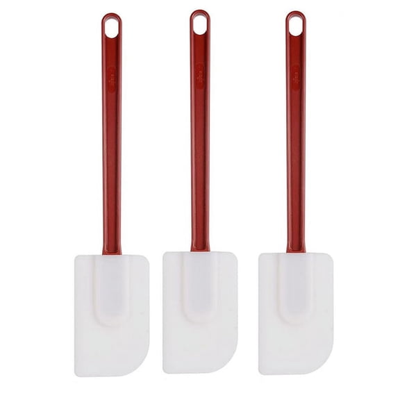LQCrafK 3Pack Spatulas Silicone Heat , Spatula Rubber Scraper 10 Inches, Kitchen Use A