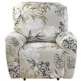 thumbnail image 1 of LQCrafK 4PCS Recliner Slipcover Set with Pocket for Lazy boy Chair Polyester Single Reclining Cover Anti Slip Stretch Sofa Slipcover for Room, 1 of 7