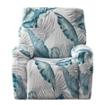thumbnail image 1 of LQCrafK 4PCS Recliner Slipcover Set with Pocket for Lazy boy Chair Polyester Single Reclining Cover Anti Slip Stretch Sofa Slipcover for Room, 1 of 7