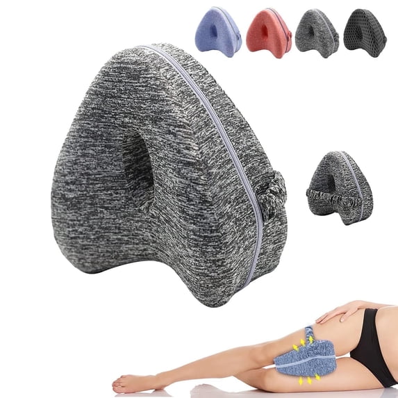 LQCrafK Alignment Pillow - Relieve Hip Pain & Sciatica, Leg Alignment Pillow, Smooth Spine Improved Leg Pillow for Sleeping Side Sleeper