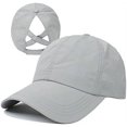 thumbnail image 1 of LQCrafK Criss Cross Ponytail Hat High Mesh Womens Baseball Cap Hat Ponytail Hat for Women, 1 of 7