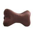 thumbnail image 1 of LQCrafK Dog Bone Shaped Memory Foam Travel Auto Pillow Head Rest Support Car Seat Cushion Gray, 1 of 4