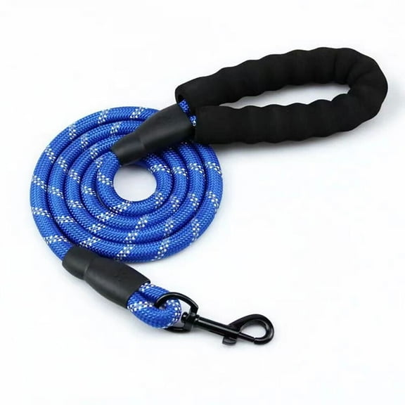 LQCrafK Dog Leash 10FT Large Pet Rope Heavy Duty Reflective Nylon Leads w/ Comfy Handle