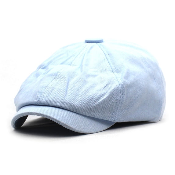 LQCrafK Men's Newsboy Flat Cap Cotton Blend Gatsby Ivy Golf Cabbie Hat,Adjustable