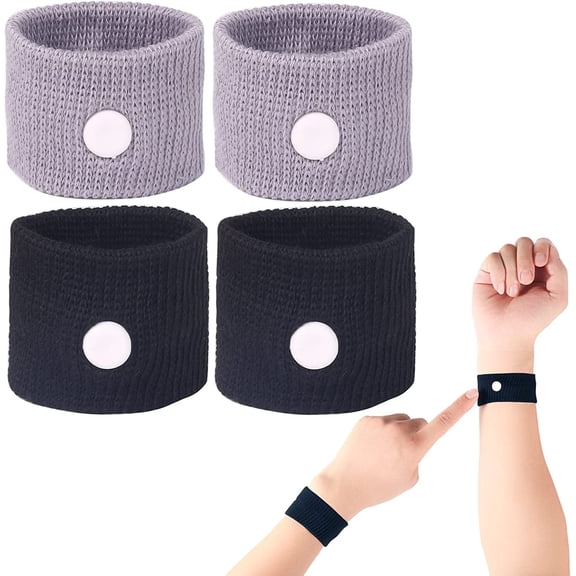LQCrafK Motion Sickness Bands, Nausea Wristbands for Car Sickness, Relief Wristbans for Mornig Sea Flying Travel 2