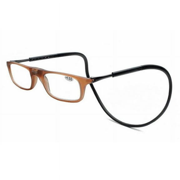 LQCrafK NEW Magnetic Click Connect Reading Glasses Reader Folding Neck Hang Soft Rope