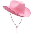 thumbnail image 1 of LQCrafK Plain Felt Cowboy & Cowgirl Hat for Men, Women, and Teens | Western Studded Cowboy Hat in Adult Sizes, 1 of 3