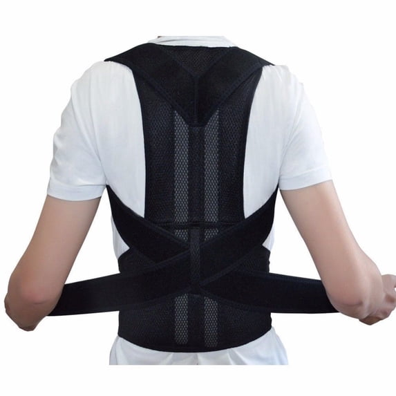LQCrafK Plus Size Adjustable Posture Corrector Brace Shoulder Back Support Belt Body Shaper Shapewear