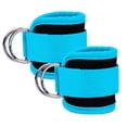 thumbnail image 1 of LQCrafK Straps (Pair) For Cable Machine Kickbacks, , Lower Body Exercises - Adjustable Leg Straps - blue, 1 of 5