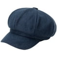 thumbnail image 1 of LQCrafK Summer Newsboy Cap Visor Beret Hats Soft 8 Panels Vintage Cabbie Hat Octagonal Cap for Women Girls, 1 of 6