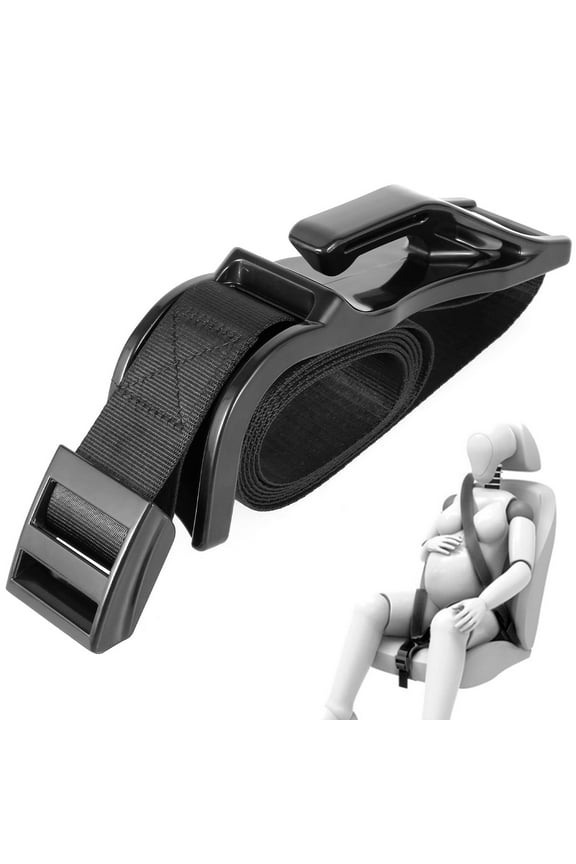 Toorise Pregnant Seat Belt with Adjustable Elastic Strap Bump Strap Adjuster to Protect Unborn Baby Maternity Belt Avoid Compression Pregnant Seat Belt for Mother Belly