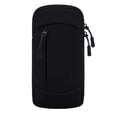 thumbnail image 1 of LQCrafK Unisex Running Phone Arm Bag PU Material Sweat-Proof Water-Resistant Adjustable Arm Strap Double Zipper Pouch for 7-inch Phones Keys Cards Headphones Outdoor Sports Gym Fitness, 1 of 6