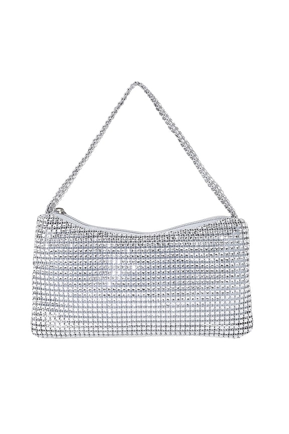 Women Evening Bags Rhinestone Clutch Purse Sparkly Cocktail Party Mini Handbag Cross Body Hobo Bag