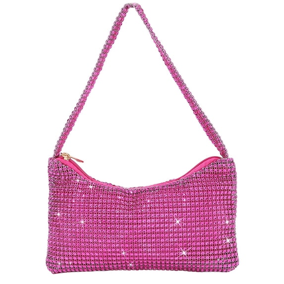 LQCrafK Women Evening Bags Rhinestone Clutch Purse Sparkly Cocktail Party Mini Handbag Cross Body Hobo Bag