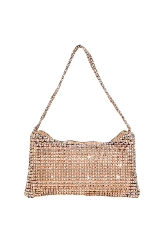 Women Evening Bags Rhinestone Clutch Purse Sparkly Cocktail Party Mini Handbag Cross Body Hobo Bag