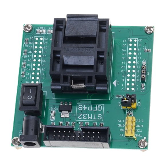 LQFP48/64/100/144 Feet Download Programming and Debugging Station with Structure for Chip Burning