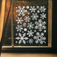 thumbnail image 1 of LQPWZU Christmas Clings Stickers Xmas Snowflake 1 Sheets Christmas Window Decals Colorful Decor for Home School Office Decoration Xmas Party Supplies, 1 of 4