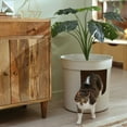 LQQ Hidden Planter Cat Litter Box, 16in
