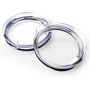 LQQBOX 2 Pcs Tumbler Lid, 30 oz Splash Proof Replacement Covers Compatible with most brands of cups 30oz
