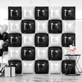 thumbnail image 1 of LQQBOX 25PCS Black White Square Foil Balloons Wall Backdrop Double Sided Balloons Kit for Birthday Wedding Anniversary Bridal Baby Shower Graduation Party Decorations, 1 of 7
