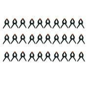LQQBOX 30 Pcs Plastic Spring Clamps, 3.5inch Small Heavy Duty Clips for Crafts, Backdrop Stand, Woodworking, Photography Studios Black
