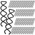 thumbnail image 1 of LQQBOX 50 PCS Spiral Hair Pins, Spin Pins Non-Scratch Round Tips, Twist Screw Hair Pin for Women Bun Hair Style DIY, Spiral Bobby Pins Black, 1 of 7