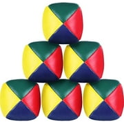 LQQBOX 6 Pcs Juggling Balls Set for Beginners, Quality Mini Durable Juggle Ball Kit, Soft and Easy for Beginners Juggle