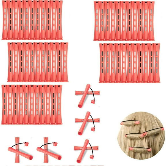 LQQBOX 60 Pieces Cold Wave Rod Hair Perm Rods Hair Rollers Perming Rods Curlers for Hairdressing Styling