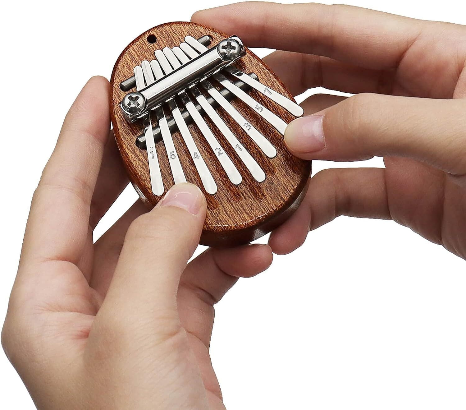 LQQBOX 8 Key Mini Kalimba Exquisite Finger Thumb Piano Marimba Musical ...
