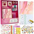 thumbnail image 1 of LQQBOX DIY Journal Kit, Journal Set for Teenage Girls and Scrapbook & Diary Supplies Set, Journaling Art Crafts Kit Teen Girl Birthday Gifts Ideas for 8-14 Years and Up - Pink, 1 of 7