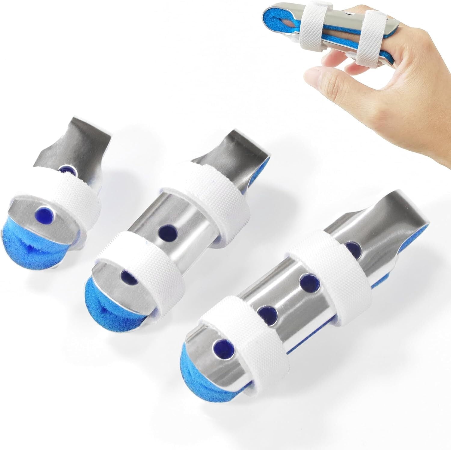 LQQBOX Finger Splints Thumb Splint for Injured Fingers Stabilization ...