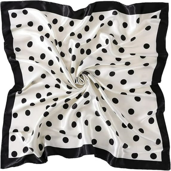 LQQBOX Hair Bandanas Scarf For Women Lightweight Fashion Neck Silk Satin Head Scarves For Scarf