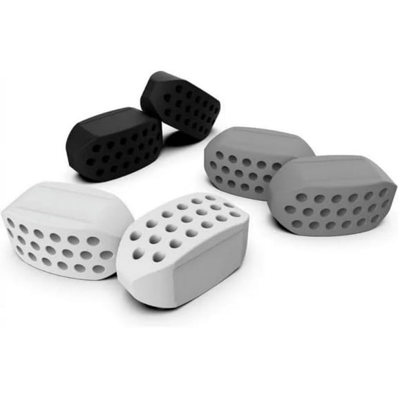 LQQBOX Jaw Exerciser, Jaw Exerciser for Men & Women, 3 Resistance Levels, Applicable to All Levels of Users, 6PCS