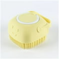 thumbnail image 1 of LQQBOX Pet Grooming Bath Massage Brush Soft Silicone Bristle for Long Short Haired Dogs Cats Shower, 1 of 7